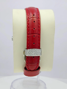 Reloj con Diamantes para Mujer |   Reloj con Diamantes Cultivados en Laboratorio |   Esfera de nácar |   Reloj Elegante para Ella |   Regalo para Ella - Product Image 5