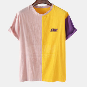 เสื้อยืดลำลองผู้ชายพิมพ์ลาย ทรงหลวม น้ำหนักเบา เป็นมิตรกับสิ่งแวดล้อม ระบายอากาศได้ดี แห้งเร็ว คุณภาพสูง ผ้าฝ้าย 100% ปรับแต่งได้ - Product Image 1