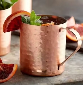 Premium Hospitality Copper Mug Moscow Mule Cup Food Safe <b>Drinkware</b> for Hotel Restaurant Bar Use - Product Image 1