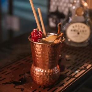 Copper <b>glasses</b> for restaurant hotel bar use durable metal tumblers for <b>water</b> juice cocktail serving bulk drinkware - Product Image 1