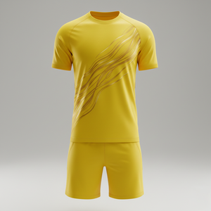 Conjunto Deportivo de Dos Piezas Unisex con Camiseta de Fútbol y Pantalones Cortos, Informal, para Entrenamiento de Fútbol, Gimnasio, Fitness, Ropa Deportiva Personalizada OEM - Product Image 1