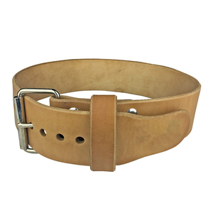 Strong Fitness Weightlifting Leather Belt Adjustable Gym <b>Training</b> Powerlifting Support <b>Strength</b> Workout Equipment Gear - Product Image 6