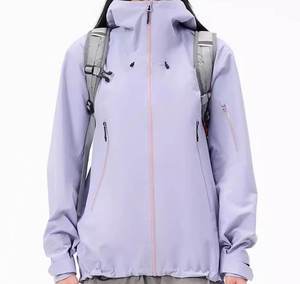 Veste coupe-vent unisexe imperméable pour activités de plein air, veste de pluie softshell en polaire pour la randonnée, le camping et le ski - Product Image 1