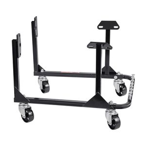 Supporto per Motore Resistente con Capacità di Carico di 750 LBS, 4 Ruote Girevoli e 4 Posizioni a Gancio, Supporto in Acciaio per Attrezzature di Riparazione Carrozzeria - Product Image 2
