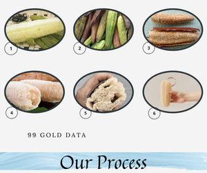 Vietnam 99 Gold Data Best Seller Esponja de lufa seca natural Depurador de platos de cocina para suministros de uso diario - Product Image 3