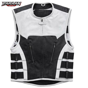 Chaleco de Cuero Unisex con Logotipo Personalizado, Servicio OEM Disponible, Corte Clásico, Sin Mangas, Impermeable, Transpirable, de Secado Rápido, para Verano e Invierno - Product Image 1