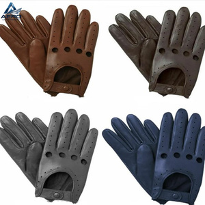 Nuevos Guantes de Conducción de Cuero de Primera Calidad Hechos a Medida, Guantes de Cuero para Conductor de Automóvil para Hombre, Duraderos, los Mejores - Product Image 5