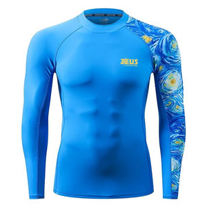 Camiseta de manga larga para hombre, diseño personalizado, nueva, para adultos, hecha con spandex/poliéster, para venta al por mayor. - Product Image 1