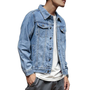 Vestes en jean pour hommes, prix de gros, haute qualité, manches longues, coupe-vent, respirantes, style hip-hop, pour l'hiver - Product Image 5