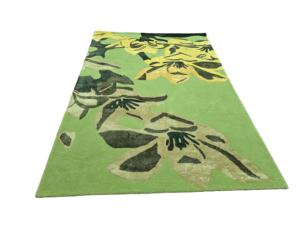 Alfombra de lana hecha a mano con mechones, diseño abstracto moderno, pila baja, alta calidad, antideslizante, para mascotas, sala de estar, dormitorio, 1 pieza - Product Image 3