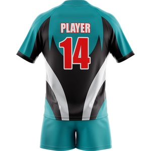 Nouvel uniforme de rugby sublimé pour hommes 2026, maillot imprimé avec short, uniforme de rugby professionnel, vente en gros - Product Image 2