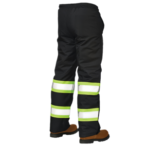 Enhanced Visibility Men's Workwear <b>Pants</b> Anti-Static <b>Thermal</b> Safety Trousers for Rain Outdoor Activities - Product Image 6