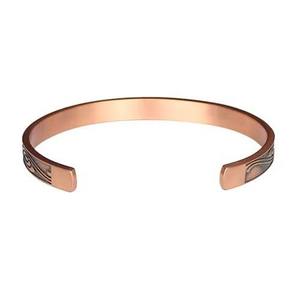 Bracelet rustique en cuivre fait main – Bracelet vintage réglable, bijou de guérison spirituelle, cadeau idéal pour hommes et femmes - Product Image 3