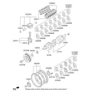 Rodamientos de Motor Nuevos G90/EQ900 230603F341 - Product Image 2