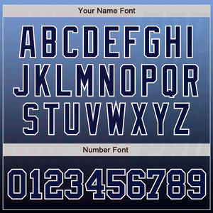 Camiseta de Béisbol Personalizada con Diseño de Logotipo, Sublimación, Color Azul Claro, Azul Marino y Blanco, Estilo Auténtico - Product Image 5