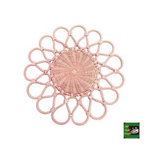 Set de table en rotin du Vietnam, fabriqué avec du bambou naturel, pour protéger les plats, les pâtisseries et les aliments. - Product Image 1
