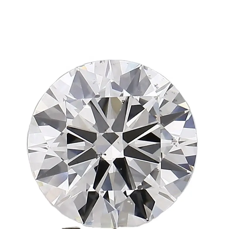 Piedra preciosa redonda brillante para mujer, Diamante de laboratorio solitario, 3,01 H, SI1