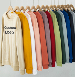 Sudadera de hombre de algodón mezclado, transpirable, de corte holgado, estilo básico, recién llegada, con bordado personalizado, en venta. - Product Image 3