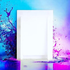 High on Demand <b>White</b> Marble Horizontal Handmade Luxury Photo <b>Frame</b> with Wall Mount for Home Decor - Product Image 1