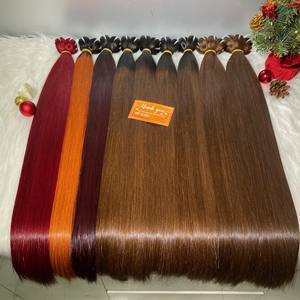 Paquetes de Cabello Humano Liso Natural al por Mayor, Cabello Virgen Remy de Color Natural Negro Vietnamita, 100% de Alta Calidad con Cutículas Alineadas - Product Image 3