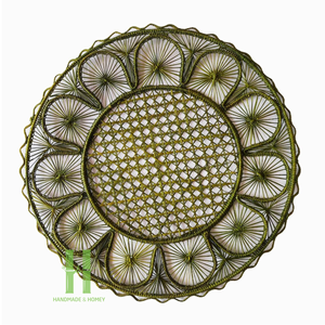 Set de table en cordon de papier fait main, tailles personnalisables, variété de couleurs, pour décoration de mariage, décoration de Noël et décoration intérieure, OEM - Product Image 4