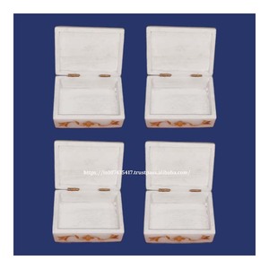 Nuevo mejor diseño de alta calidad atractivo mejor aspecto moderno caja de incrustaciones de mármol con Material de nácar para artículo de regalo de joyería - Product Image 3