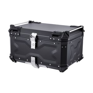 Bauletto Universale per Moto da 65L in Lega di Alluminio con Rivestimento in Pelle, Impermeabile e Rimovibile - Product Image 5