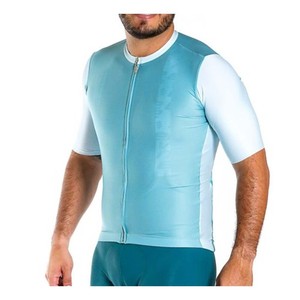 Rajput Group 2026 Men Short Sleeve <b>Cycling</b> Jersey Breathable Quick Dry Anti-UV Spandex/Polyester 140g Bike Shirt Full Zip Collar - Product Image 3