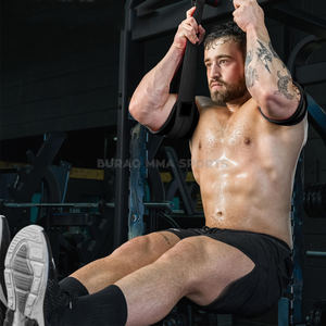 Sangles de musculation pour soulevé de terre, antidérapantes, avec support de poignet et logo personnalisé - Product Image 2