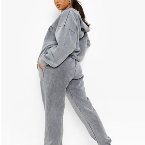 Conjunto Deportivo Informal para Mujer FuturesKing Intl, Chaqueta y Pantalones Jogger, 100% Algodón, Transpirable, Ligero, para Fitness y Running - Product Image 2