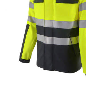 Veste de sécurité haute visibilité pour hommes, imperméable, réfléchissante, vêtements de travail haute visibilité, vêtements réfléchissants pour la construction - Product Image 6