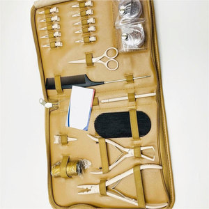 Kit Profesional de Herramientas para Extensiones de Cabello Marrón con Cuentas, Clips, Herramientas para Separar el Cabello, Alicates para Colocar y Retirar Extensiones de Cabello Humano - Product Image 4