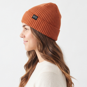 Bonnet d'hiver unisexe personnalisé avec logo, style punk, motif de personnage, en laine tricotée douce de haute qualité, vente en gros - Product Image 3