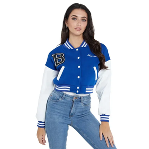 Chaqueta con Capucha de Béisbol Formal para Hombre, Personalizada, de Alta Calidad, Gruesa, Transpirable, para Otoño, con Cuello Alto, Estilo Varsity, Ecológica, OEM - Product Image 1