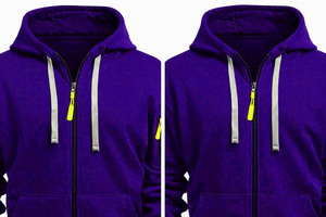 Unisex Winter Tracksuit Sporty Solid 100% Cotton Breathable Quick Dry Heavyweight 220g Comfortable Elastic Waist Hooded 2 1 - Product Image 3