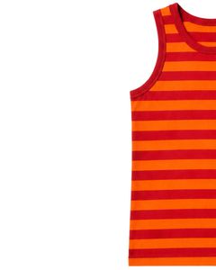 <b>Red</b> Orange Striped <b>Men</b> Cotton Tank Top Sleeveless <b>Vest</b> Casual Summer Gym Fitness Shirt Breathable Loose Fit Streetwear Tank Top - Product Image 3