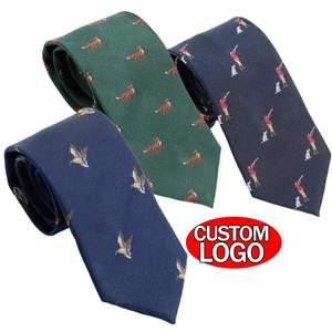 Corbatas de Seda Pura de Alta Calidad con MOQ Bajo, Accesorios para Trajes, Diseño Personalizado, Corbatas con Estampado Digital para Hombre con Firma del Cliente - Product Image 2