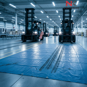 Feuille de protection imperméable pour le transport en vrac, sur mesure avec impression de logo - Product Image 1