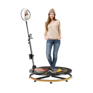 360 Photo Booth Machine with Flight Case, APP Remote Control & Automatic Spin <b>Camera</b> Booth (23in) - Product Image 1