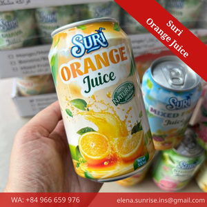 น้ำส้มซูริ น้ำส้มซูริ 330 มล. กระป๋อง 100% ธรรมชาติ คัดสรรคุณภาพ ไขมันต่ำ 100 บริกซ์ พร้อมดื่ม เครื่องดื่มผลไม้ แช่เย็น - Product Image 2