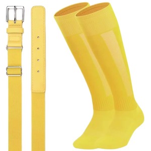 High Quality Adjustable Alloy Pin Buckle Baseball Softball Sports Uniform <b>Belt</b> <b>Elastic</b> PU Leather Custom Logo Youth - Product Image 4