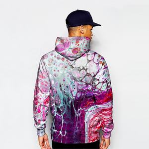 เสื้อสเวตเตอร์แบบสวมหัวมีฮู้ดระเหิดสำหรับผู้ชายเสื้อฮู้ดแบบกำหนดเอง100% ผ้าฝ้ายออร์แกนิก - Product Image 5