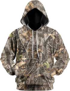 Vêtements de chasse respirants sur mesure, camouflage, sweat à capuche, service OEM, fabriqué au Pakistan, produit tendance - Product Image 1