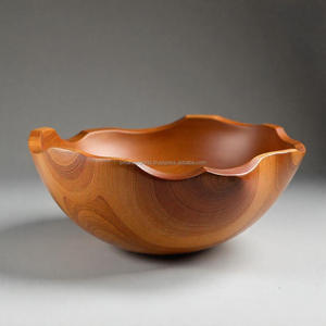 RusticAura Handcrafted Acacia <b>Wood</b> <b>Bowl</b> Polished for Natural Warmth Complementing Cozy Rustic and Modern Home Decor Settings - Product Image 4