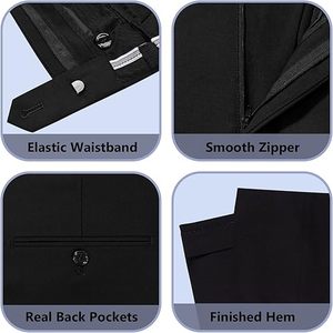 100% Polyester Fabric Black Color Men Business Suit <b>Set</b> 3pcs Tuxedo Pant Coat Outdoor <b>Blazer</b> Partywear Gents Suits Breathable - Product Image 4