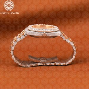Reloj de Lujo para Hombre Charm Jewells, Caja de Acero Inoxidable, Esfera Analógica de 40 mm, Cierre Oculto con Botón, Cristal, Mecánico - Product Image 2