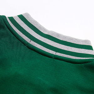 เสื้อแจ็คเก็ตวาร์ซิตี้ขนสัตว์ปักโลโก้ตามสั่งสำหรับผู้ชาย แจ็คเก็ตวาร์ซิตี้แขนยาวแบบเรียบสำหรับผู้ชาย เสื้อแจ็คเก็ตสำหรับผู้ชาย - Product Image 4