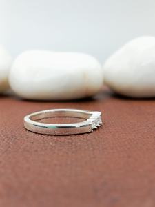 D'VINS JEWELS Bague de Fiançailles et de Mariage Tendance Forme Princesse Taille Brillant Couleur D Blanc Argent Or Certifié - Product Image 5