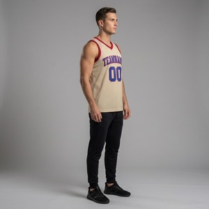 Personalized Basketball Jersey with Custom Number and Color for Men Team Sports Apparel Breathable and Durable. - Product Image 2