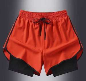 Pantalones Cortos Deportivos con Logotipo Personalizado para Hombre, de Secado Rápido, para Playa, Baloncesto, Running, Entrenamiento, Ajustados, Transpirables, para Fitness - Product Image 3